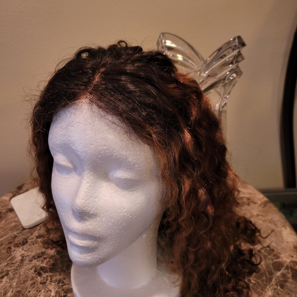 Human Hair 4C Kinky Edge Deep Wave Lace Front Wig - Picture 4 of 13